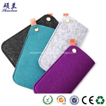 Easy carrying durable felt bag for eyeglasses